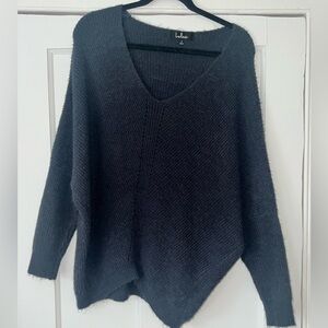Lulus Plunge Neck Oversized Sweater